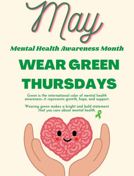  Wear Green in May for Mental Health